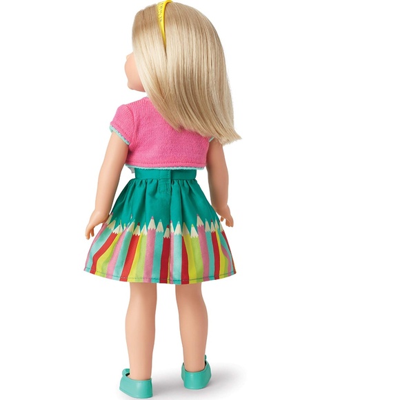 American Girl WELLIEWISHERS Colorful ABCs Outfit school! - Picture 5 of 5